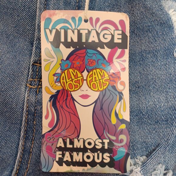 Almost Famous Vintage Ankle Women's Distressed High-Rise Jeans Size 3 - Picture 9 of 12